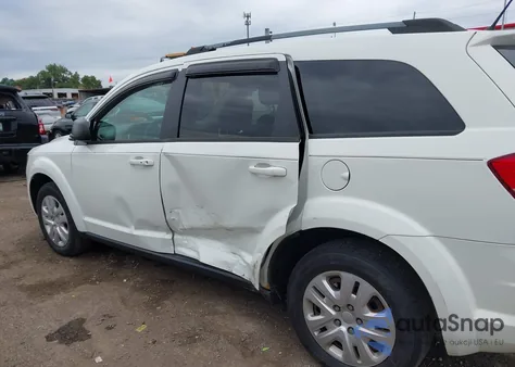 2017 Dodge Journey Se from USA, damaged, VIN 3C4PDCAB0HT621905